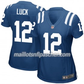 Maillot Indianapolis Colts Andrew Luck 12 Nike Royal - Femme